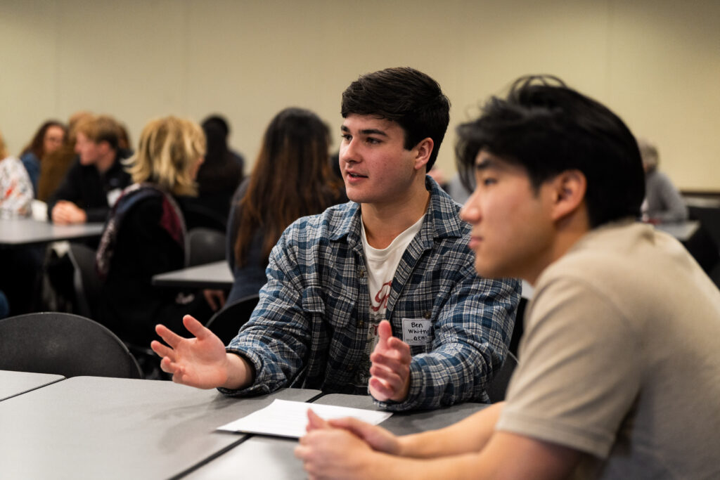 USC students discussing